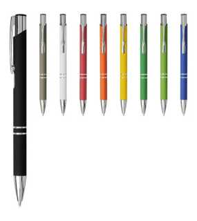 Kovové guličkové pero>biela