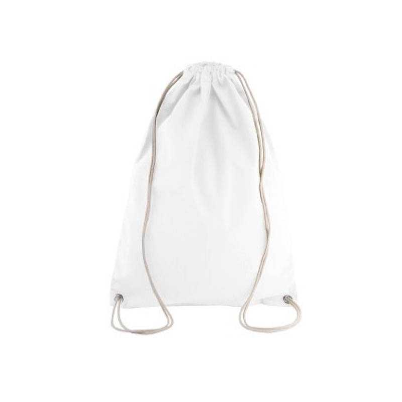 Vrecko (KIMOOD COTTON DRAWSTRING BACKPACK) > biela