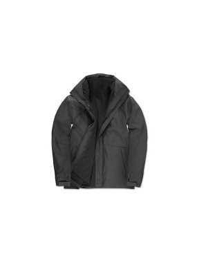 Pánska bunda(B&C Corporate 3-In-1) > šedá(dark) > XS