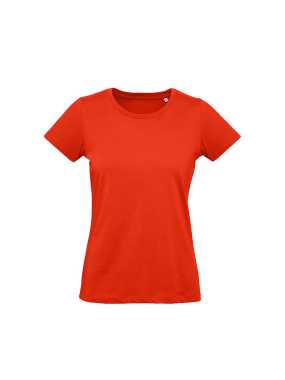 Dámske tričko(B&C Inspire Plus T /W) > červená(fire) > 2XL