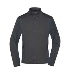 Pánska mikina (JN Mens Structure Fleece Jacket) > čierna / šedá (carbon) > L