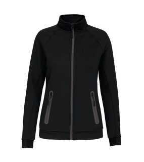Dámska mikina (LADIES' HIGH NECK JACKET) > čierna > M