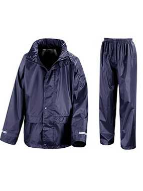Detská bunda (RESULT CORE JUNIOR RAIN SUIT) > modrá (navy) > XL