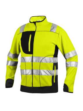 Pánska bunda (PROJOB HV FLEECE EN ISO20471) > žltá / čierna > 2XL