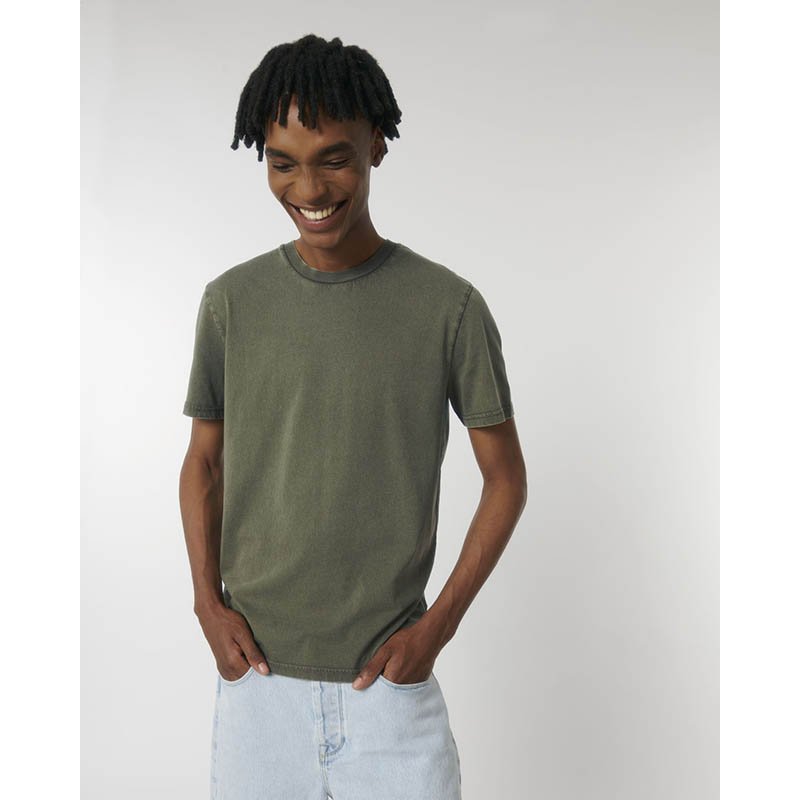 Unisex tričko (STANLEY\STELLA Crafter Vintage) > hnedá (g. dyed khaki) > M