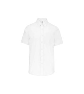 Pánska košeľa (KARIBAN MENS SHORT SLEEVE SHIRT) > biela > L