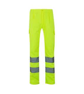 Pánske nohavice (VELILLA HV TROUSERS) > žltá (hi-vis) > M
