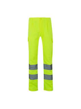 Pánske nohavice (VELILLA HV TROUSERS) > žltá (hi-vis) > 4XL