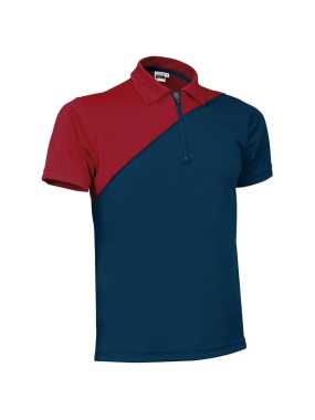 Unisex polokošeľa (ACE) > modrá (orion navy) / červená (lotto) > L