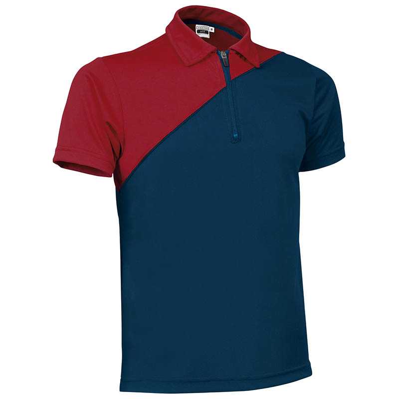 Unisex polokošeľa (ACE) > modrá (orion navy) / červená (lotto) > L