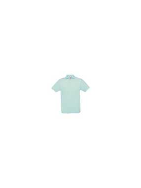 Unisex polokošeľa (B&C SAFRAN) > modrá (light aqua) > 2XL