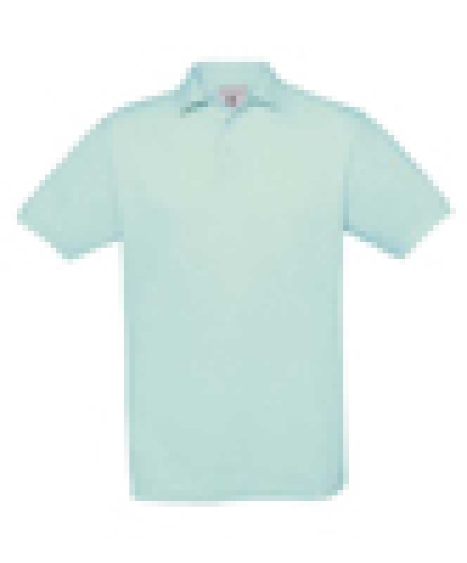 Unisex polokošeľa (B&C SAFRAN) > modrá (light aqua) > 2XL