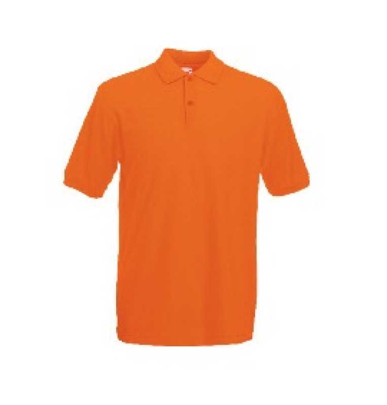Unisex polokošeľa (100 COTTON PIQUE POLO) > oranžová > S