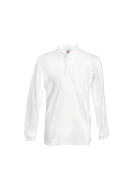 Unisex polokošeľa (100 % COTTON L.SL.  PIQUE POLO) > biela > 2XL
