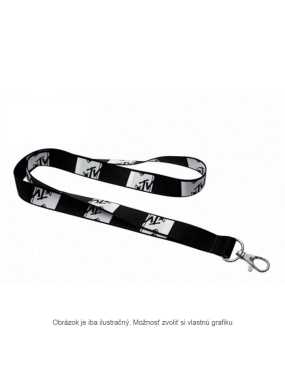 Šnúrka na krk CMYK > kovová karabinka > š15mm
