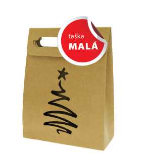 Vianočná darčeková taška Včelovina Originál a vareška