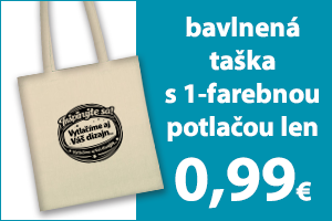 Taška s 1-farebnou potlačou 0,99 €