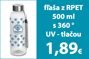 Fľaša 500 ml s potlačou, od 20 ks
