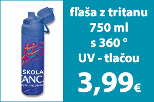 Fľaša 750 ml s potlačou, od 20 ks