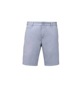 Pánske krátke nohavice(KARIBAN MEN'S WASHED EFFECT BERMUDA SHORTS)>modrá(washed smoky)>38
