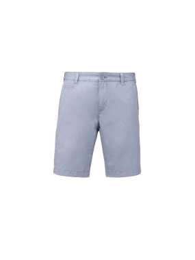 Pánske krátke nohavice(KARIBAN MEN'S WASHED EFFECT BERMUDA SHORTS)>modrá(washed smoky)>38