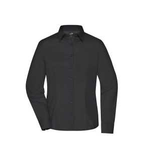 Dámska košeľa (JN Ladies Business Shirt Longsleeve) > čierna > M