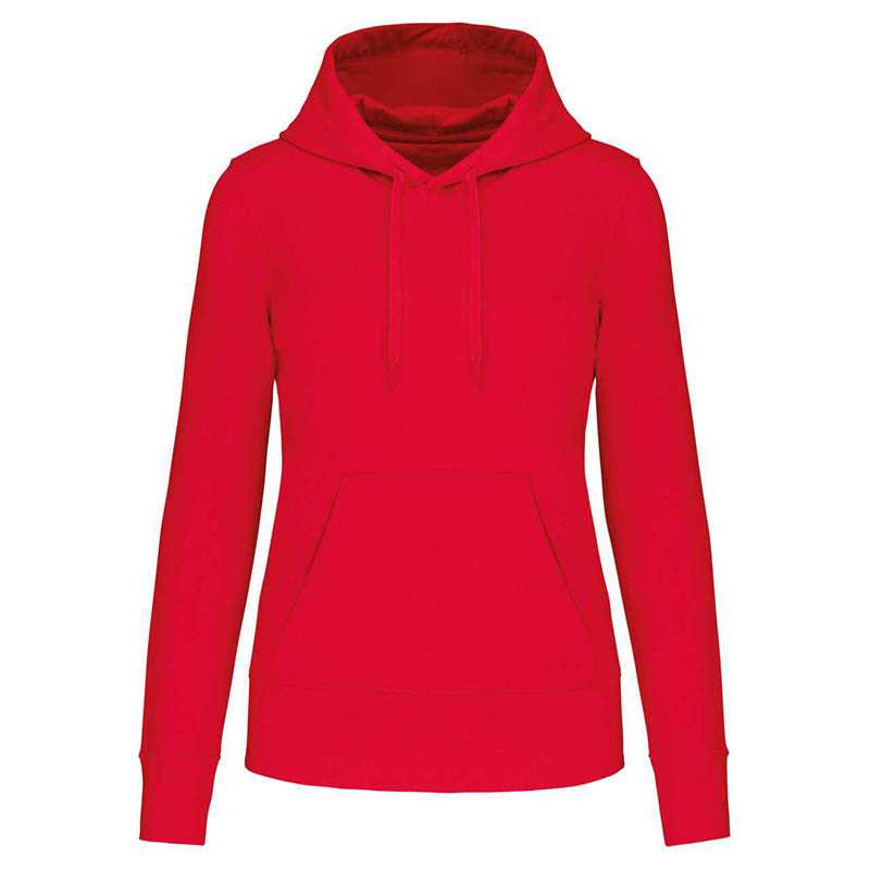 Dámska mikina (KARIBAN LADIES' ECO-FRIENDLY SWEATSHIRT) > červená > S