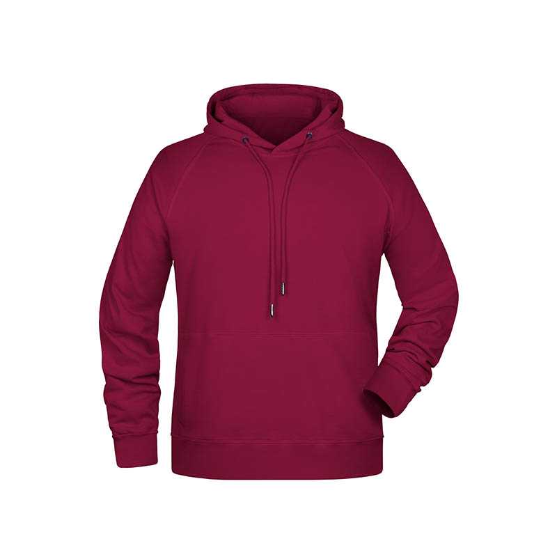 Pánska mikina(JN Mens Hoody) > červená (wine) > M
