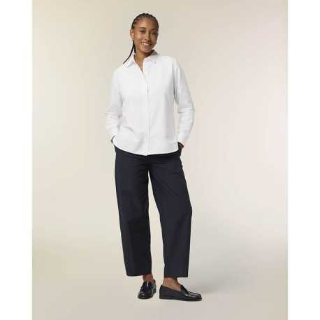 Dámska košeľa (STANLEY\STELLA Stella Oxford Shirt) > biela > XS