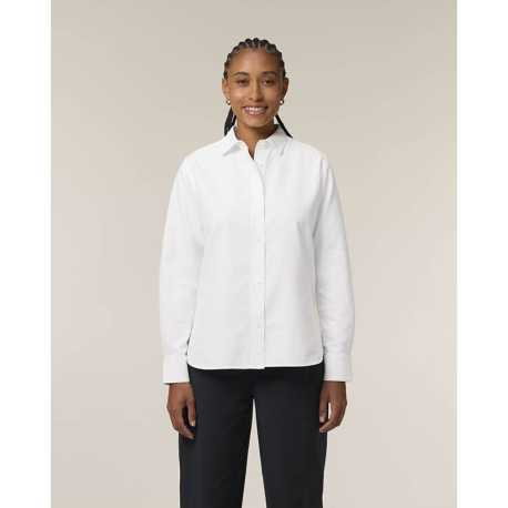 Dámska košeľa (STANLEY\STELLA Stella Oxford Shirt) > biela > XS