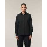 Dámska košeľa (STANLEY\STELLA Stella Oxford Shirt) > čierna > XS