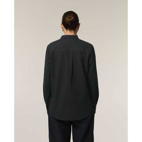 Dámska košeľa (STANLEY\STELLA Stella Oxford Shirt) > čierna > XS