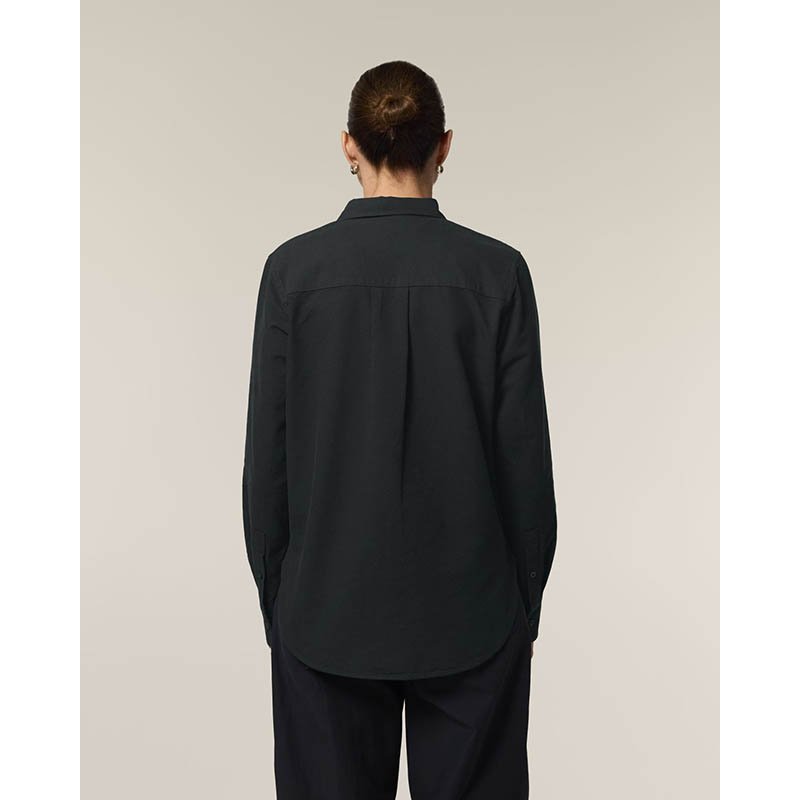 Dámska košeľa (STANLEY\STELLA Stella Oxford Shirt) > čierna > XS