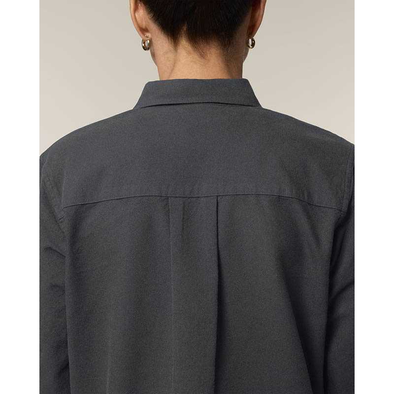 Dámska košeľa (STANLEY\STELLA Stella Oxford Shirt) > šedá (anthracite) > XS