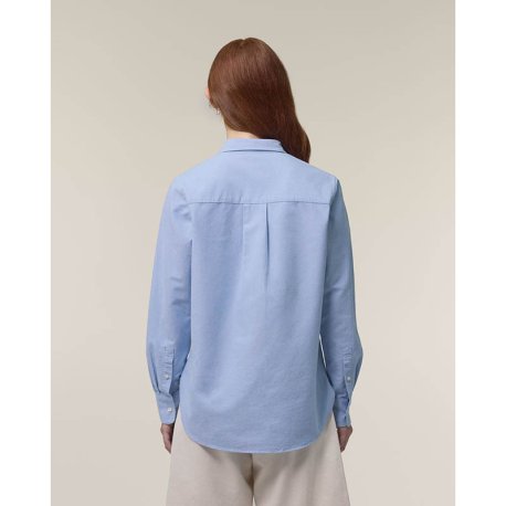 Dámska košeľa (STANLEY\STELLA Stella Oxford Shirt) > modrá (oxford) > XS