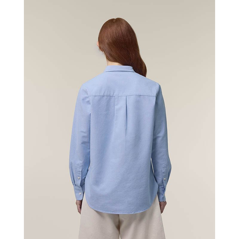 Dámska košeľa (STANLEY\STELLA Stella Oxford Shirt) > modrá (oxford) > XS