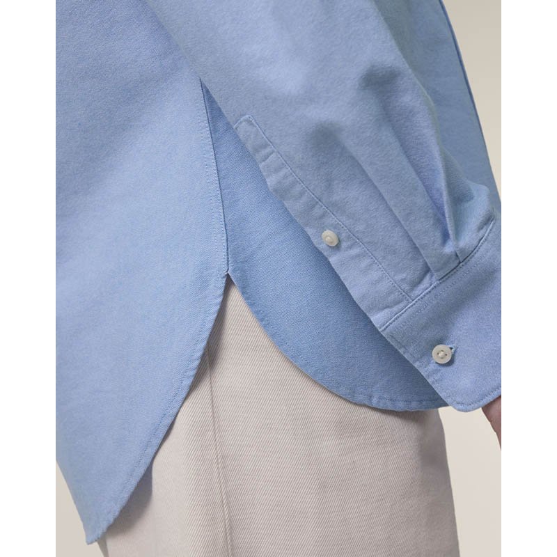 Dámska košeľa (STANLEY\STELLA Stella Oxford Shirt) > modrá (oxford) > XS