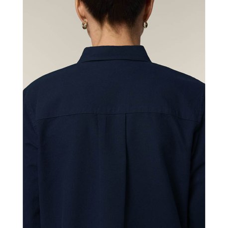 Dámska košeľa (STANLEY\STELLA Stella Oxford Shirt) > modrá (french navy) > 2XL