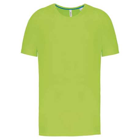 Pánske tričko (MEN'S RECYCLED ROUND NECK SPORTS T-SHIRT) > zelená (lime) > 2XL