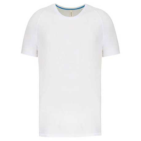 Pánske tričko (MEN'S RECYCLED ROUND NECK SPORTS T-SHIRT) > biela > 2XL