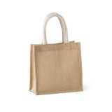 Taška (KIMOOD JUTE CANVAS TOTE SHOPPING BAG - SMALL) > čierna / strieborná