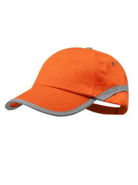 5 panelová šiltovka > oranžová