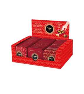 Tin of 4 chocolate hearts | 3 designs 20 g Maxim’s