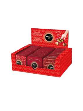 Tin of 4 chocolate hearts | 3 designs 20 g Maxim’s