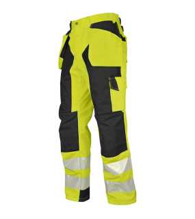 Pánske nohavice (PROJOB WAISTPANTS HV CLASS 2) > žltá / čierna > 50
