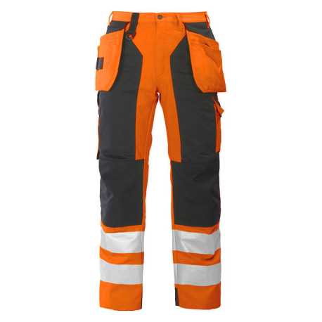 Pánske nohavice (PROJOB WAISTPANTS HV CLASS 2) > oranžová > 110/120 cm