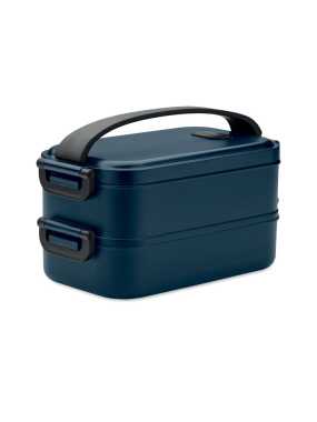 Box na obed z recyklovaného PP > modrá (dark)