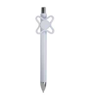 Plastové guličkové pero > biela