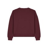 Dámska mikina (STANLEY\STELLA Stella Alma) > červená (burgundy) > XS