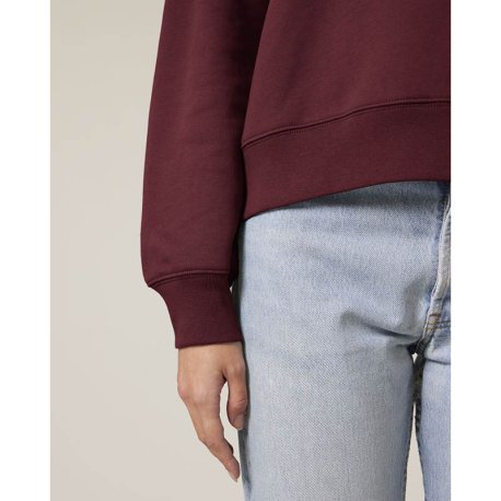 Dámska mikina (STANLEY\STELLA Stella Alma) > červená (burgundy) > XS